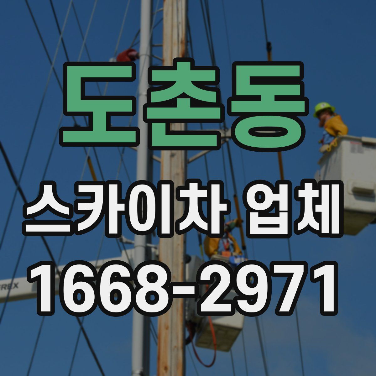 도촌동 스카이차 업체