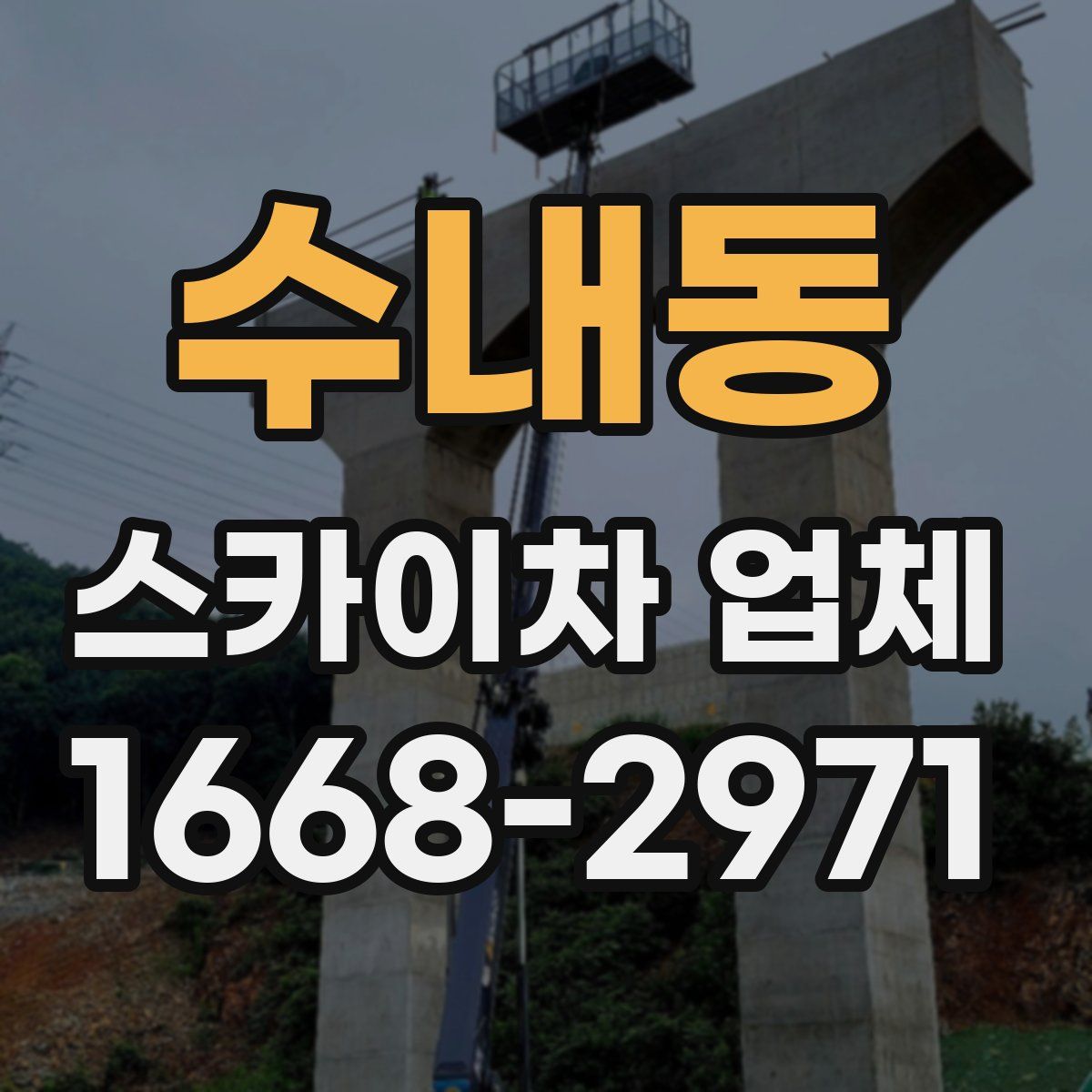 수내동 스카이차 업체
