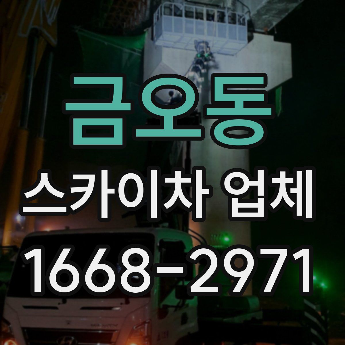 금오동 스카이차 업체