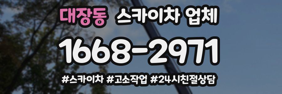 대장동 스카이차 업체
