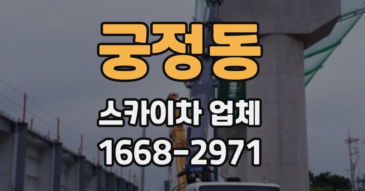 궁정동 스카이차 업체