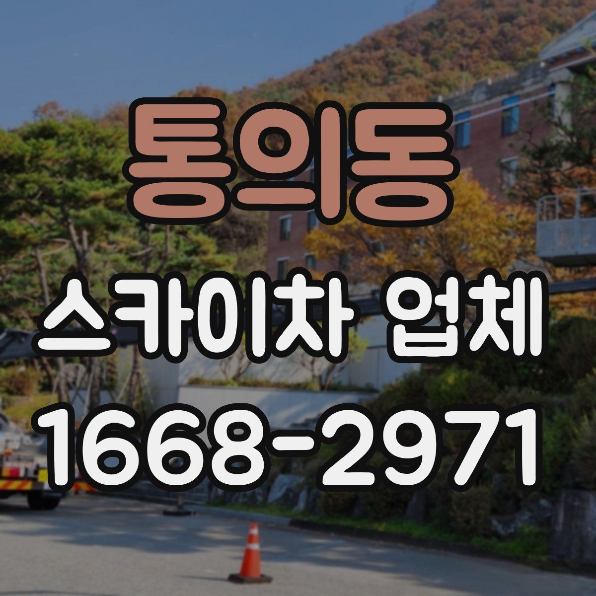 통의동 스카이차 업체