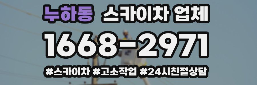 누하동 스카이차 업체