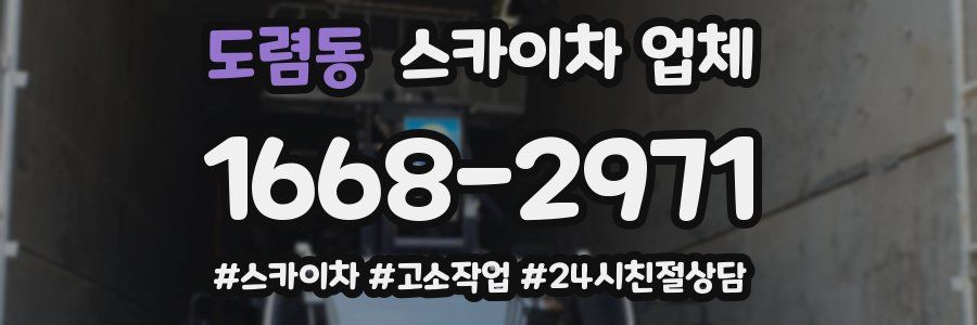 도렴동 스카이차 업체