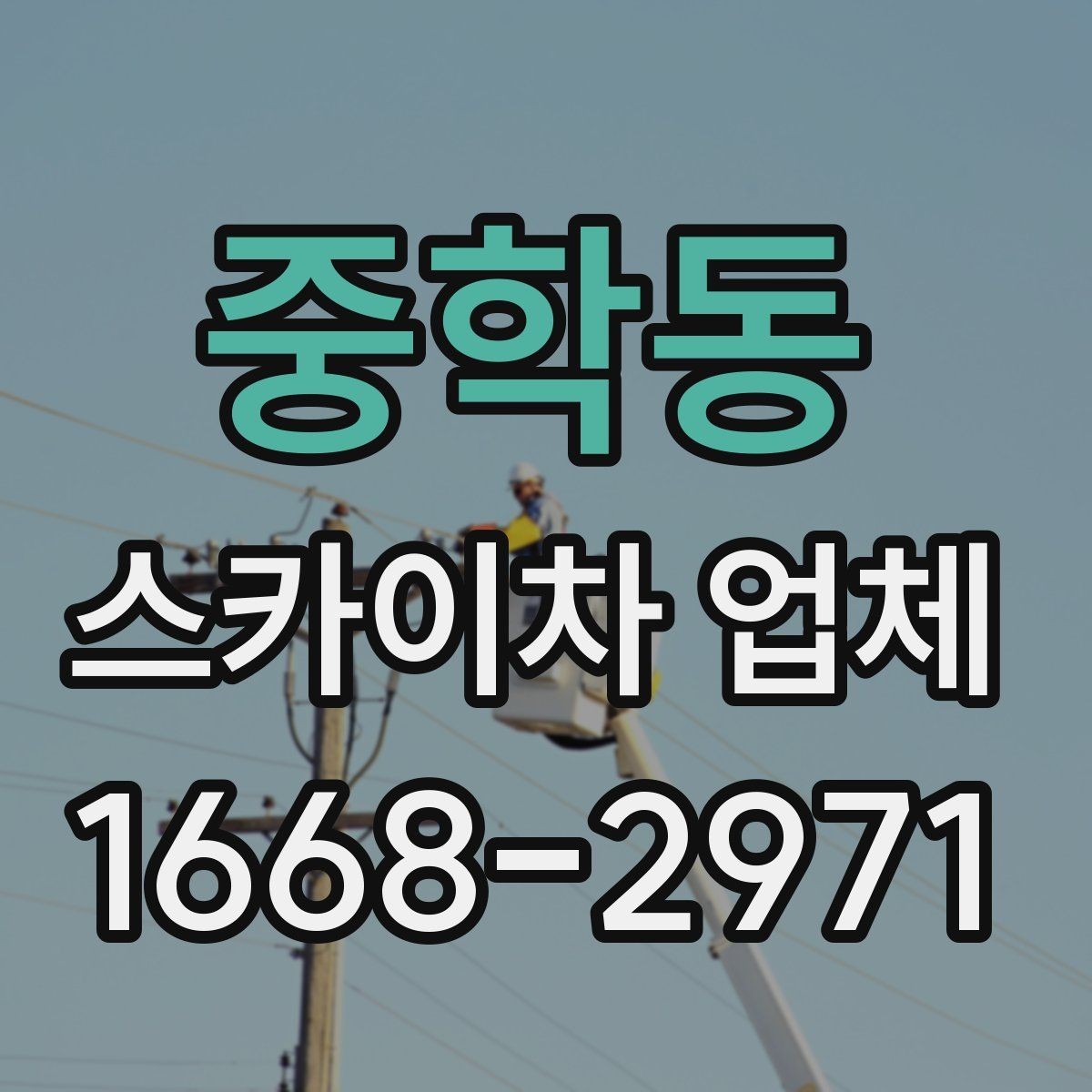 중학동 스카이차 업체 선택에서 현장 경험이 주는 차이