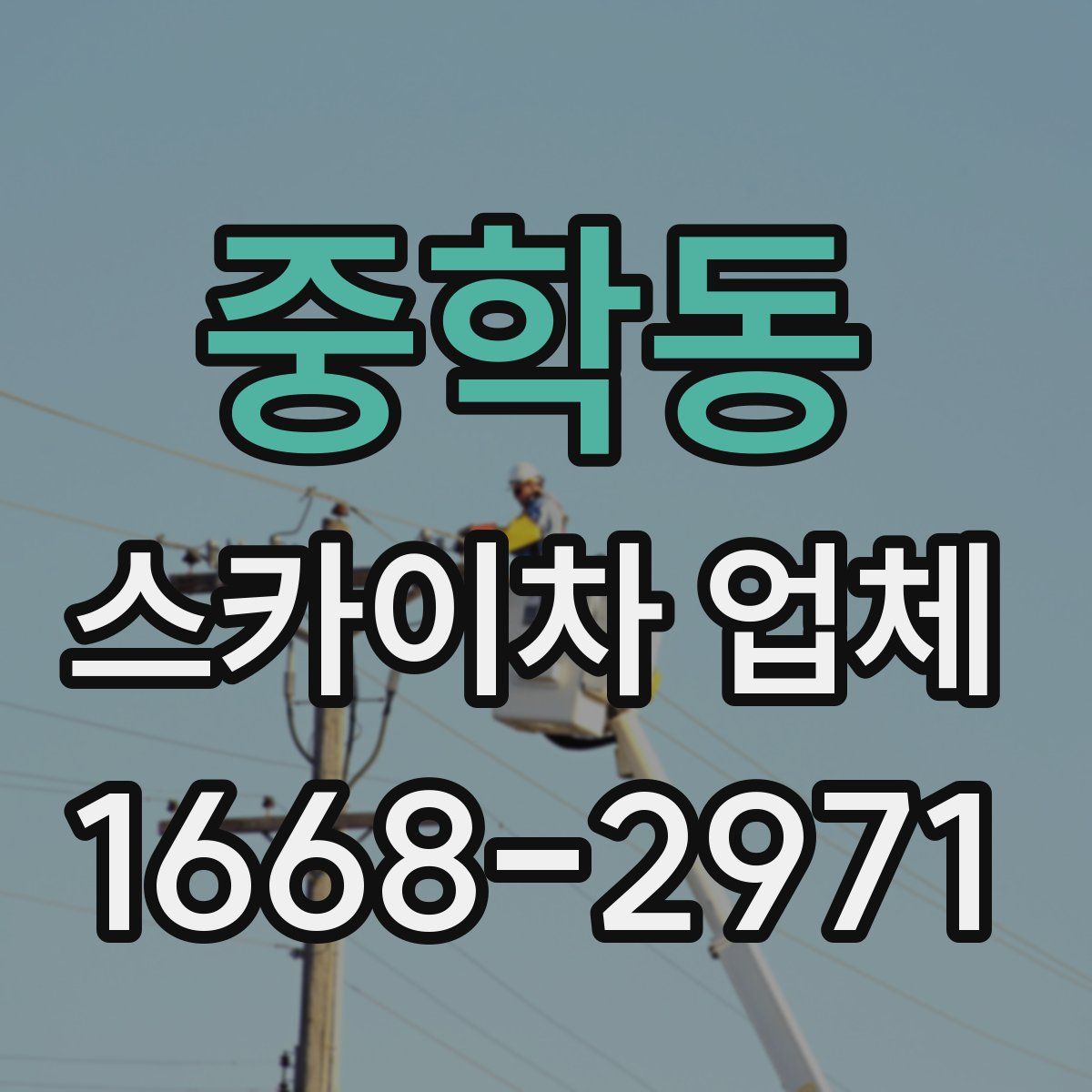 중학동 스카이차 업체