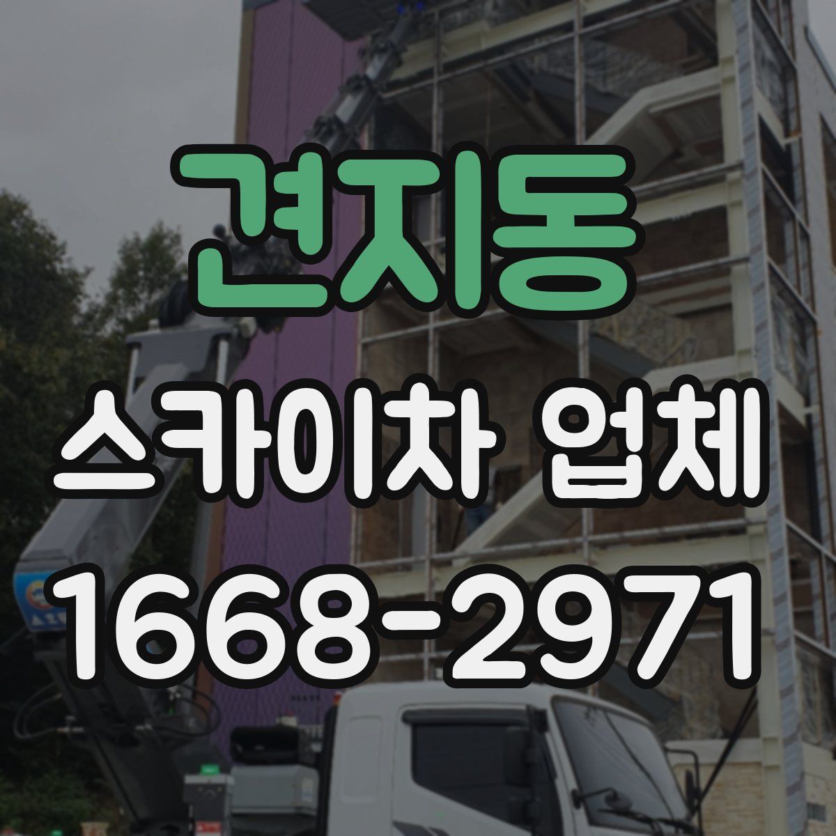 견지동 스카이차 업체