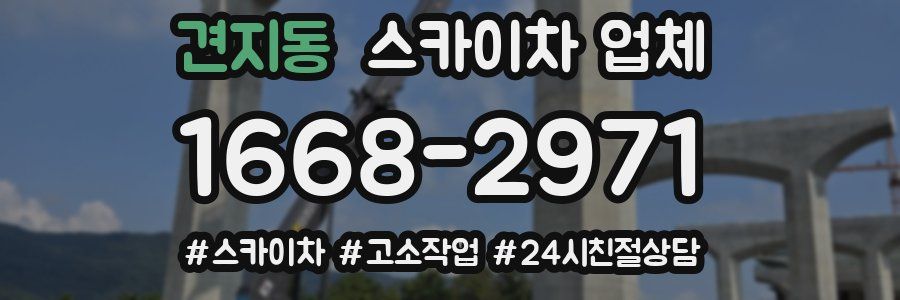 견지동 스카이차 업체