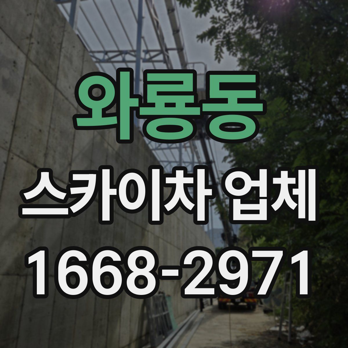 와룡동 스카이차 업체