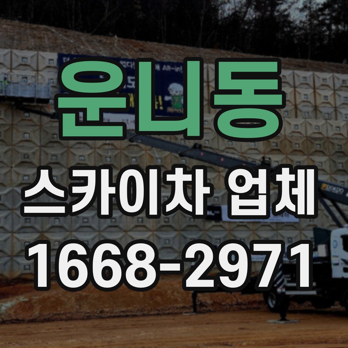 운니동 스카이차 업체