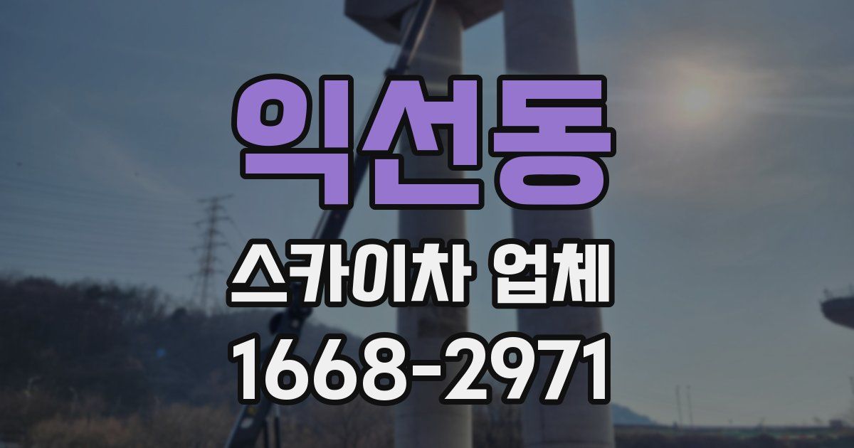 익선동 스카이차 업체