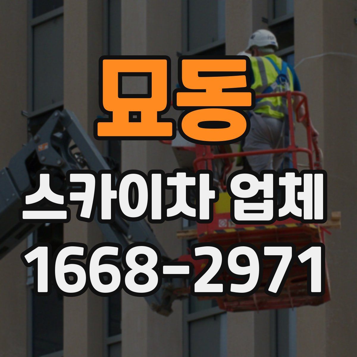 묘동 스카이차 업체