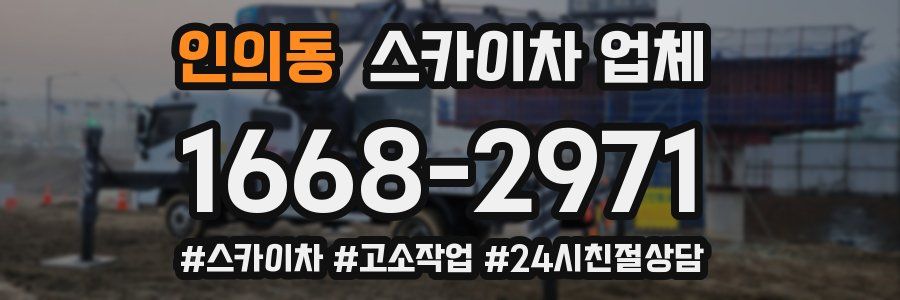 인의동 스카이차 업체