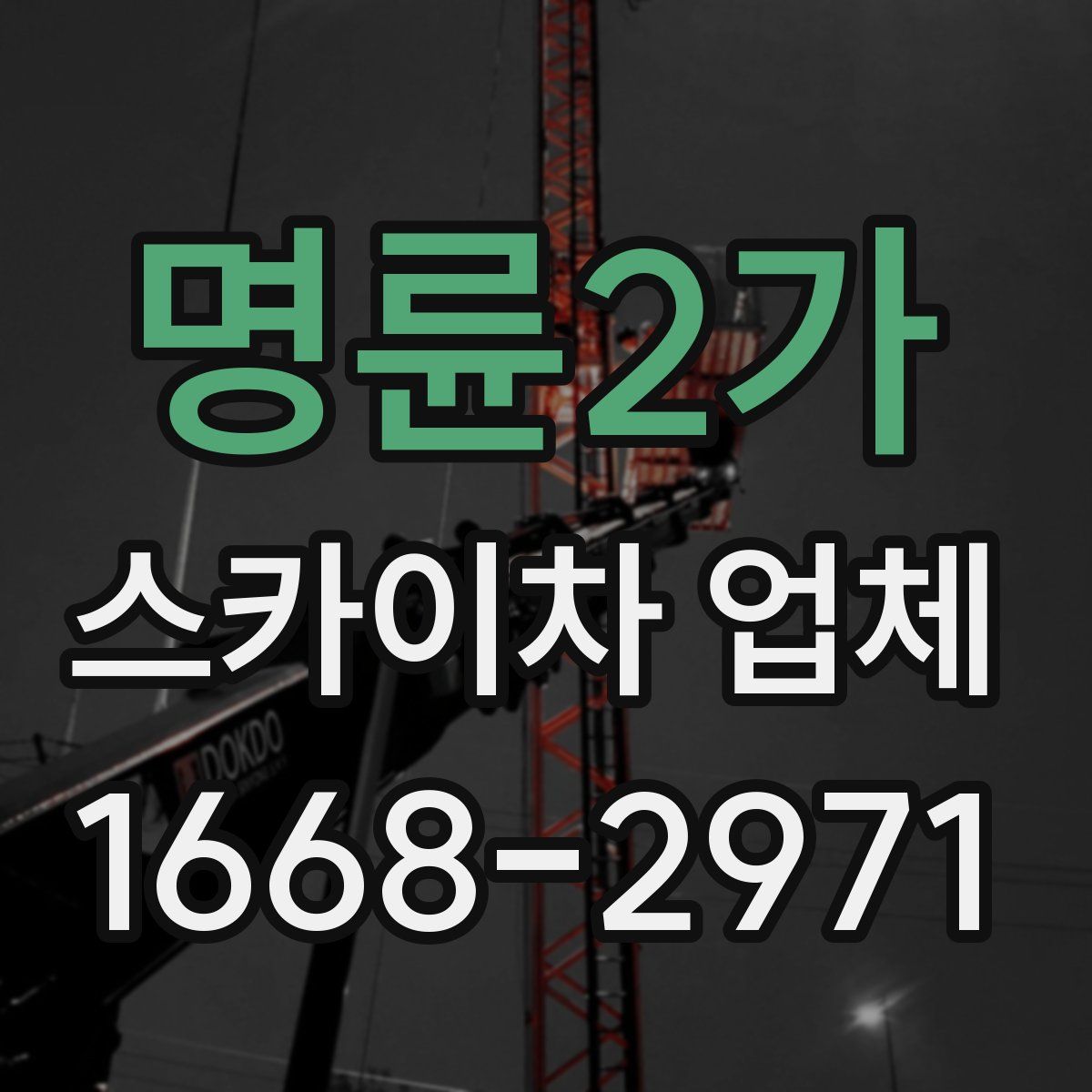 명륜2가 스카이차 업체