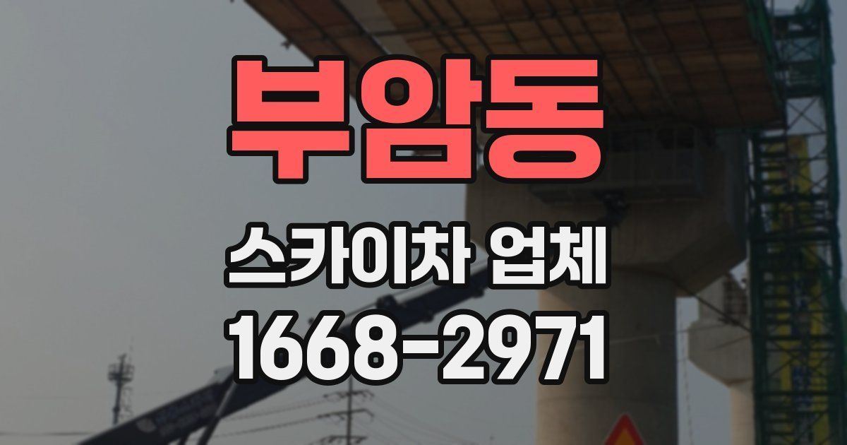 부암동 스카이차 업체