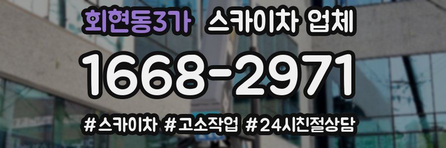 회현동3가 스카이차 업체