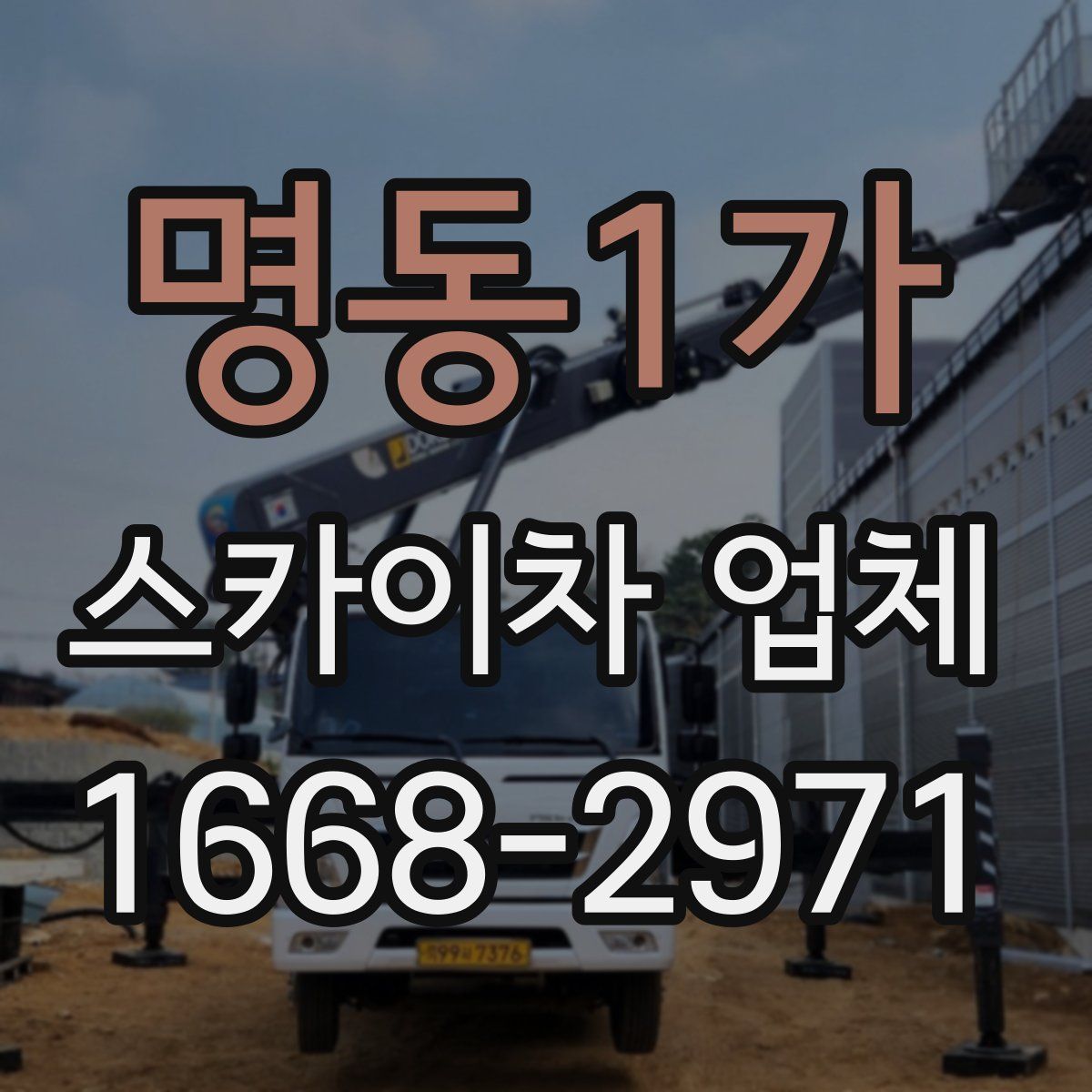 명동1가 스카이차 업체