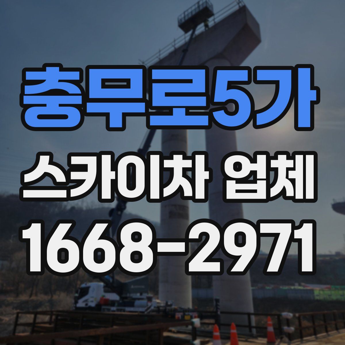 충무로5가 스카이차 업체