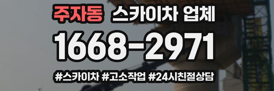주자동 스카이차 업체