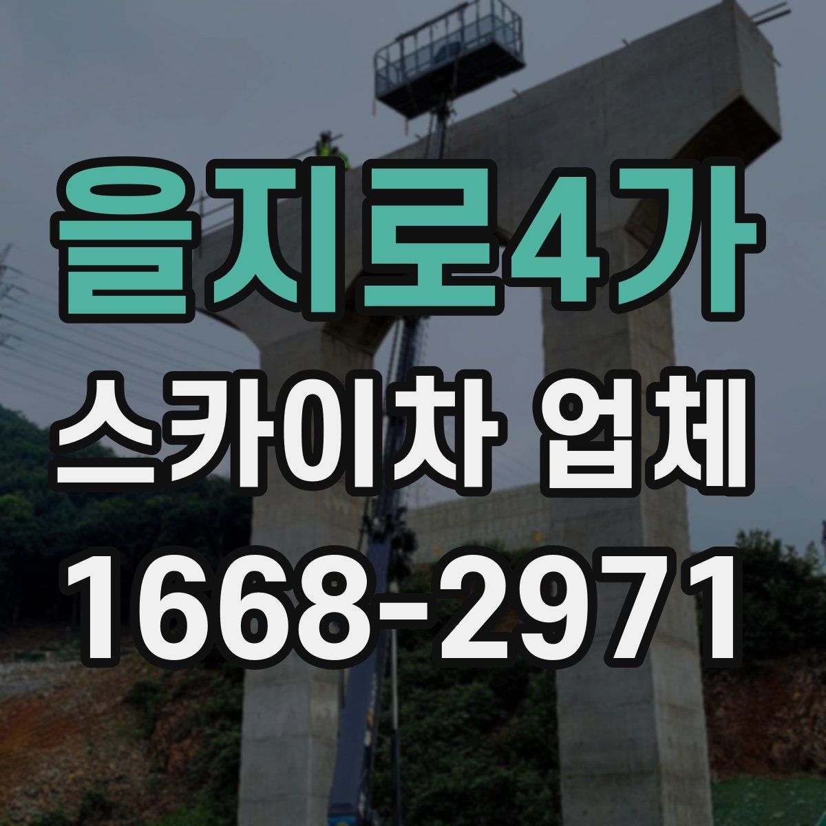 을지로4가 스카이차 업체