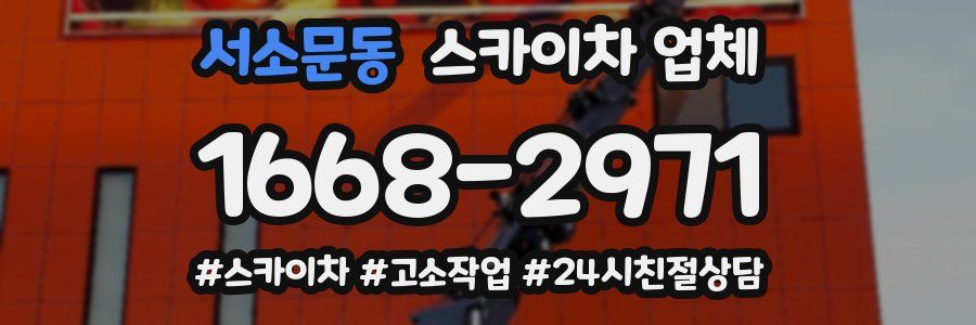 서소문동 스카이차 업체