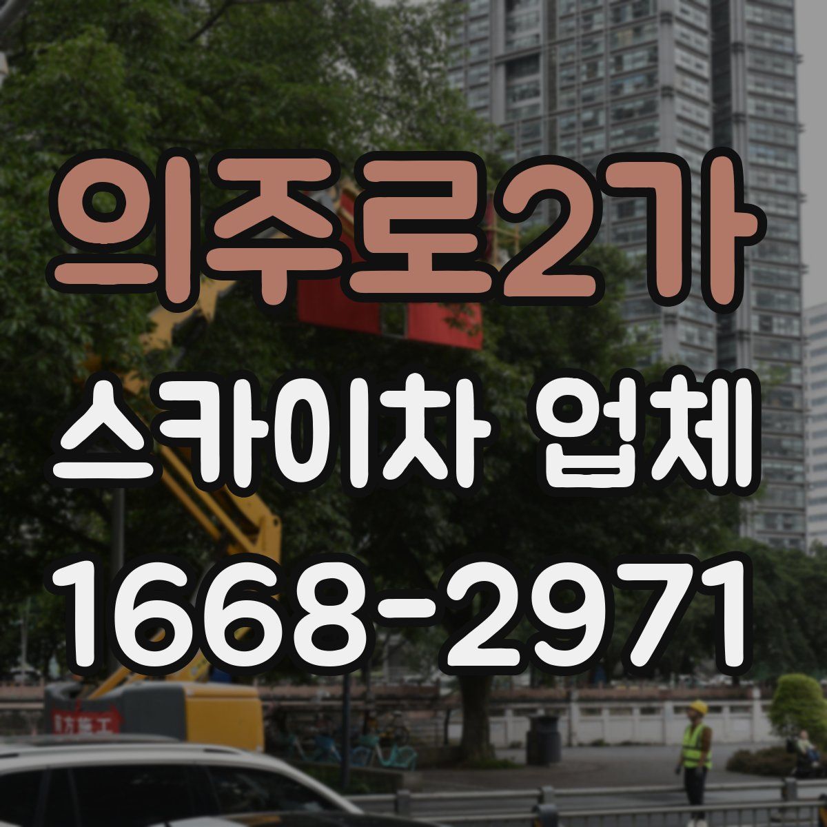 의주로2가 스카이차 업체