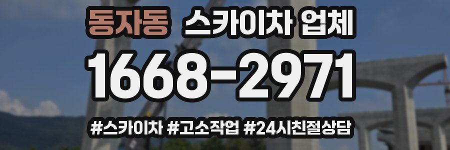 동자동 스카이차 업체