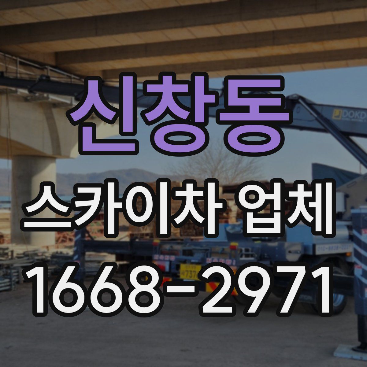 신창동 스카이차 업체