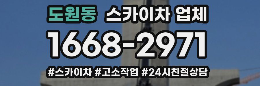 도원동 스카이차 업체