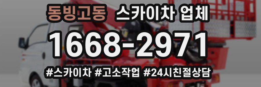 동빙고동 스카이차 업체