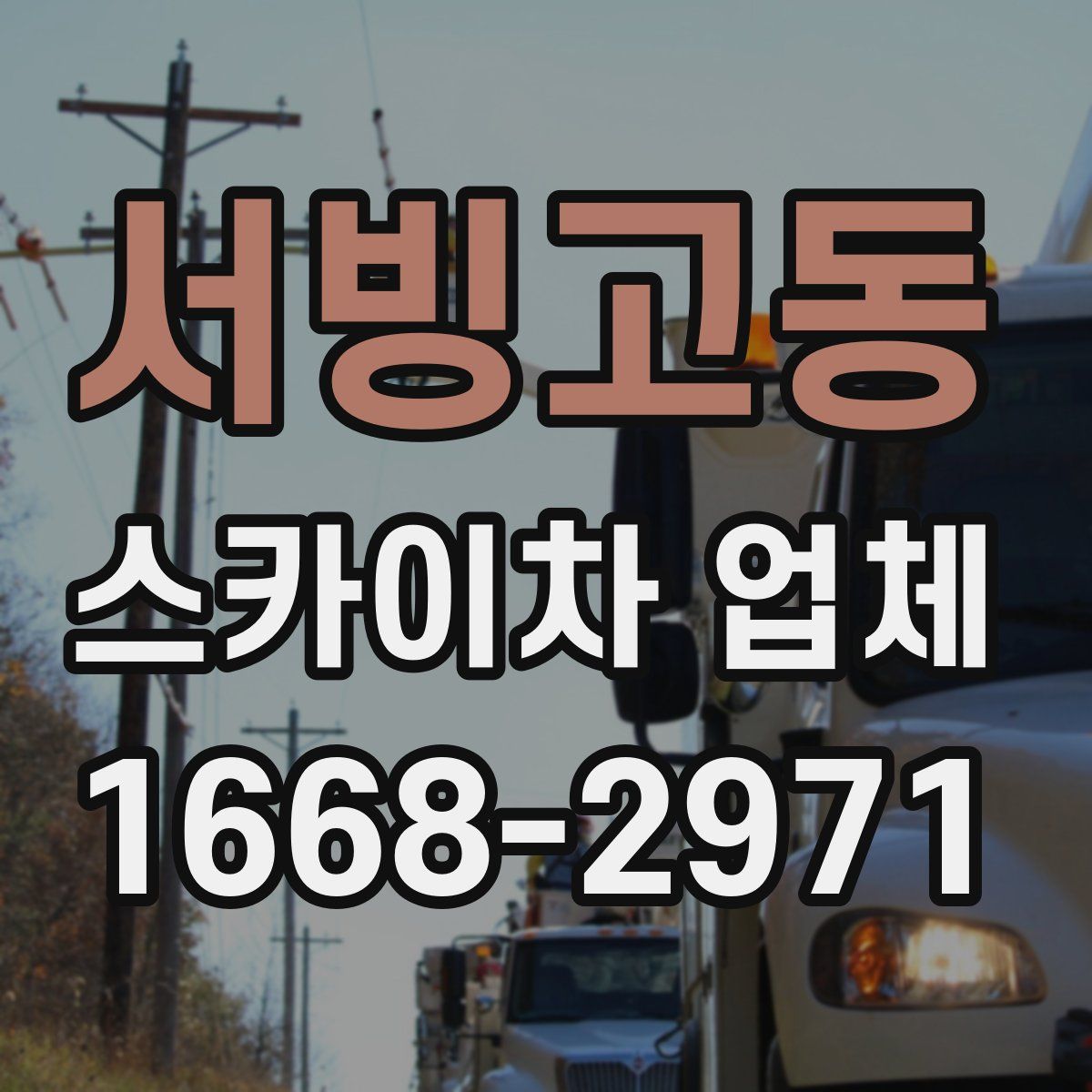 서빙고동 스카이차 업체