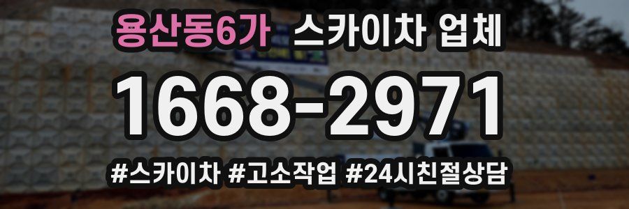 용산동6가 스카이차 업체