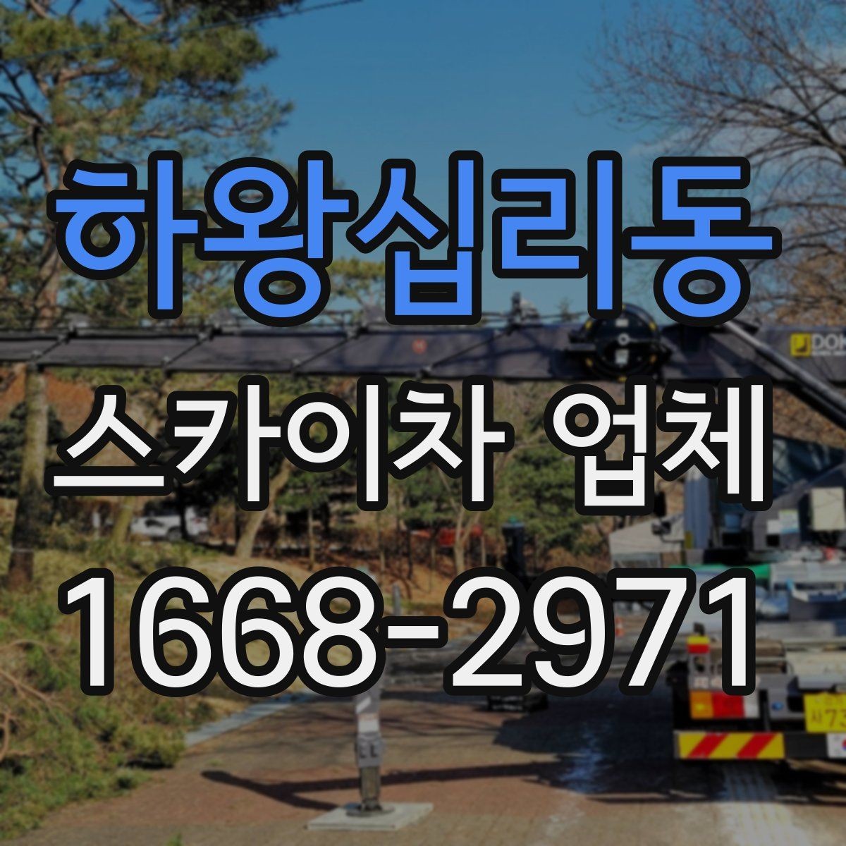 하왕십리동 스카이차 업체 선택 시 후기보다 먼저 볼 점