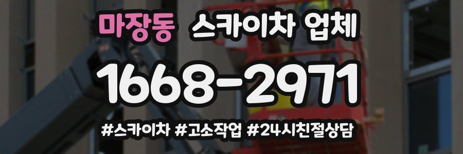 마장동 스카이차 업체