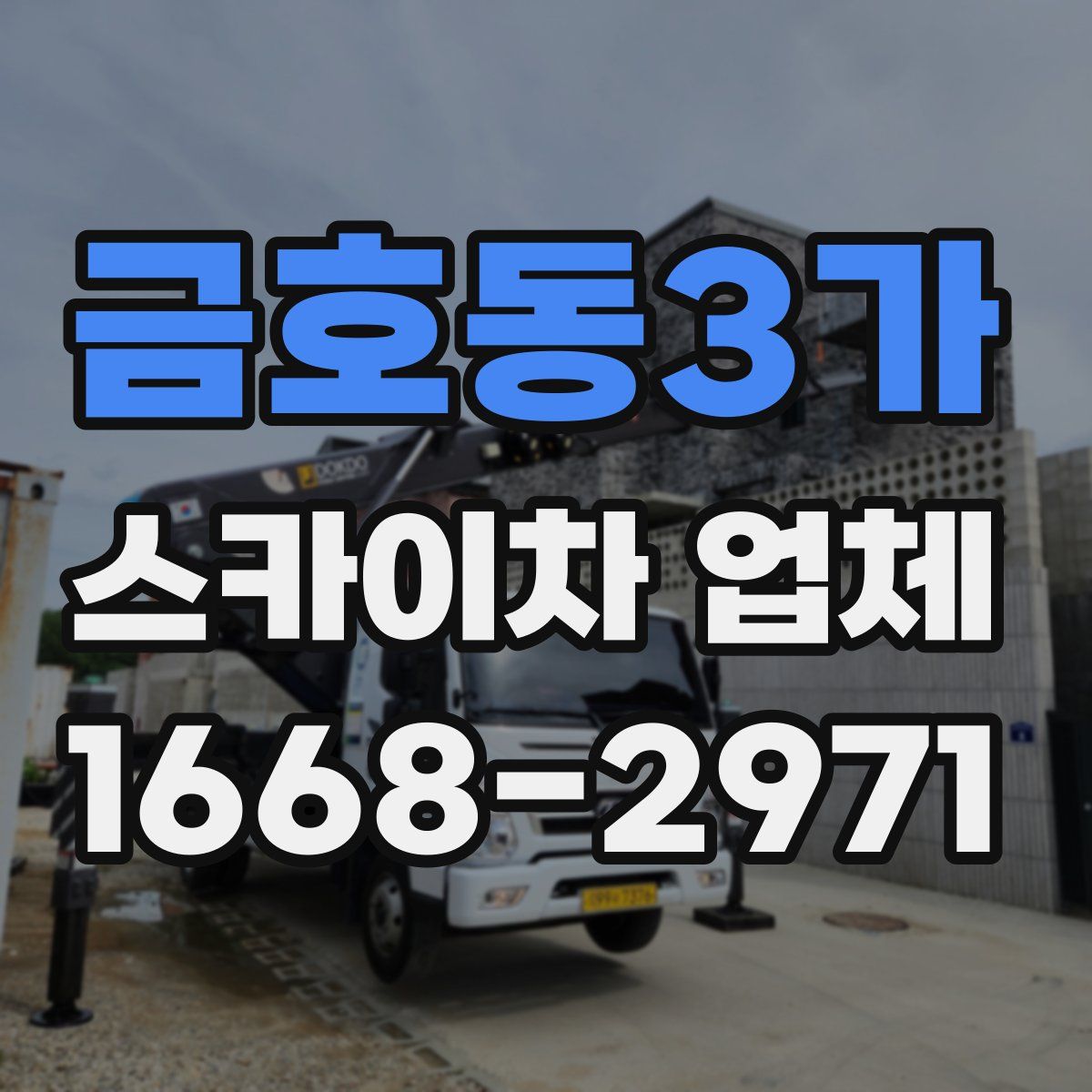 금호동3가 스카이차 업체