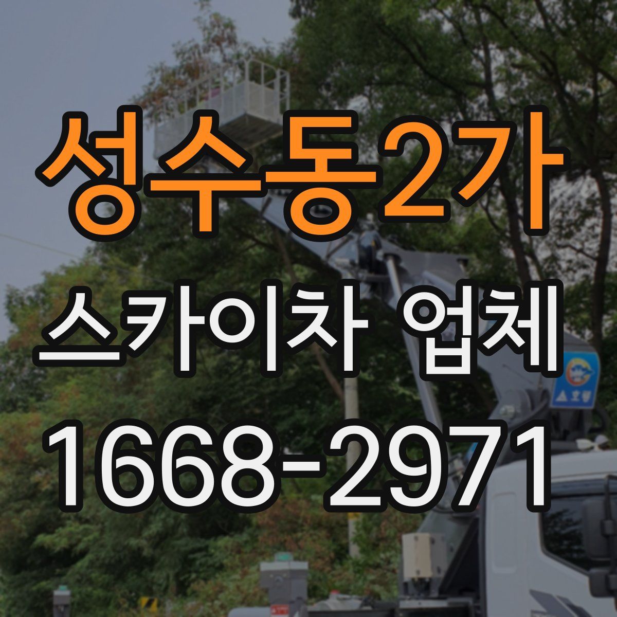 성수동2가 스카이차 업체