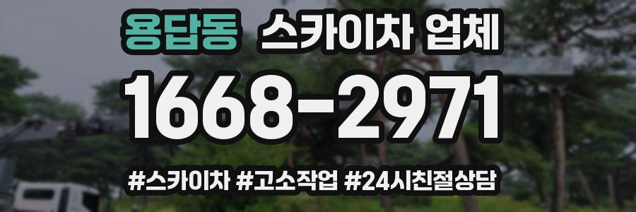 용답동 스카이차 업체