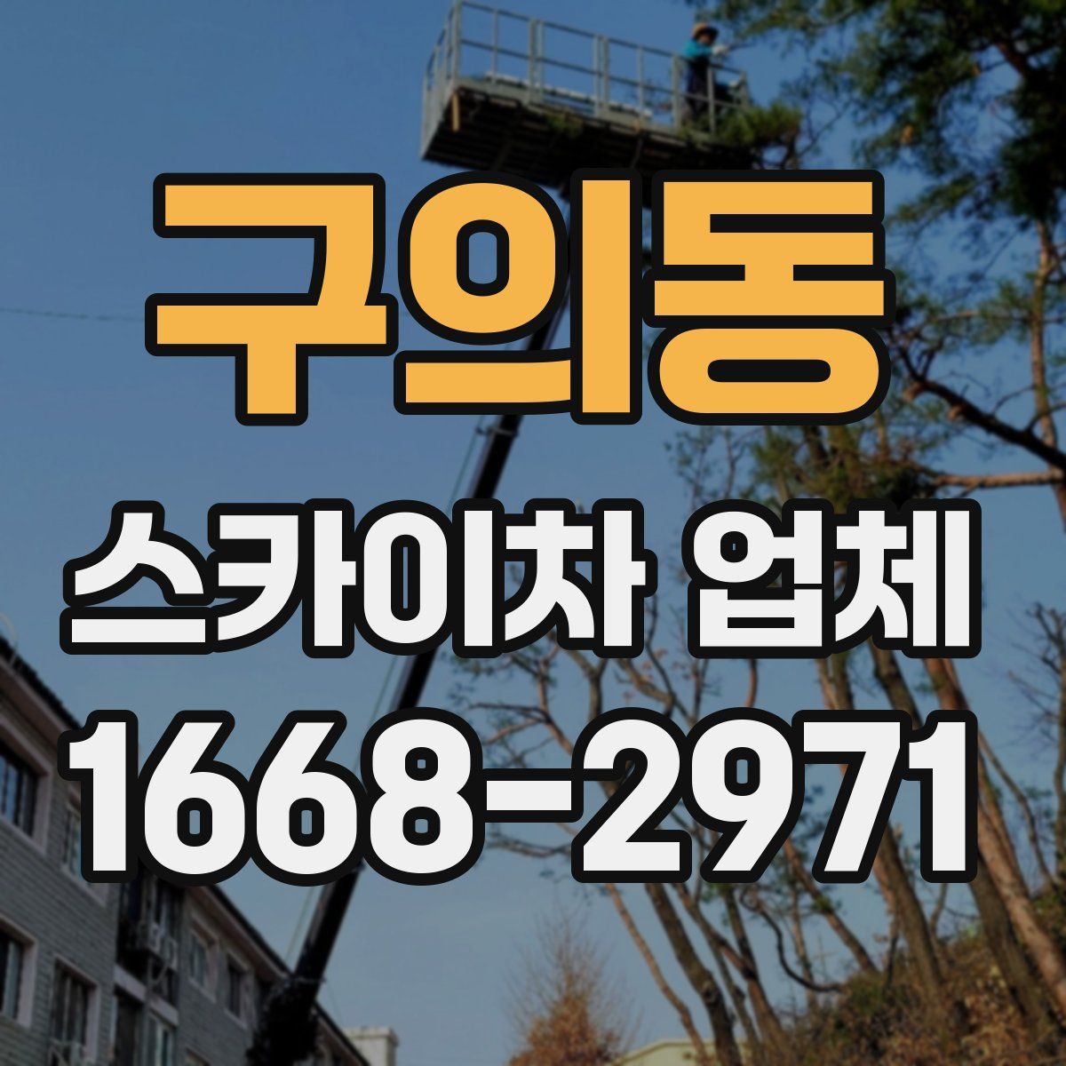 구의동 스카이차 업체