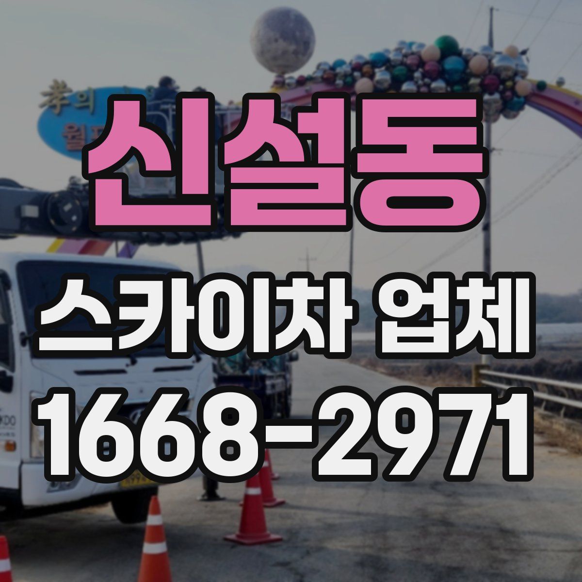 신설동 스카이차 업체