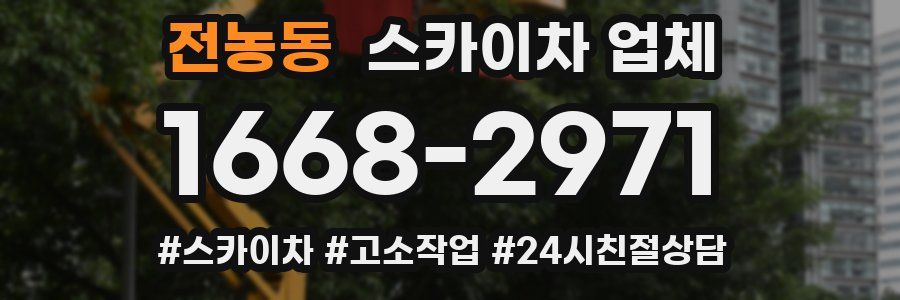 전농동 스카이차 업체