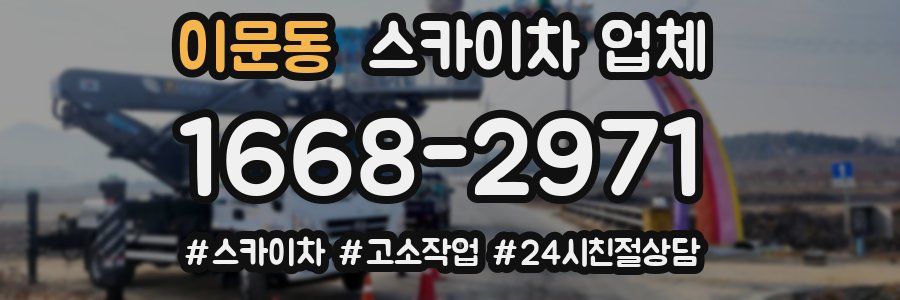 이문동 스카이차 업체