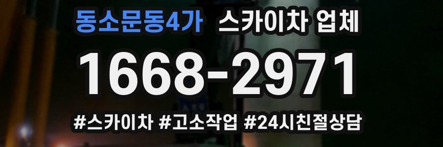 동소문동4가 스카이차 업체