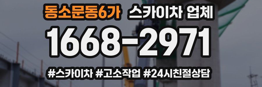 동소문동6가 스카이차 업체