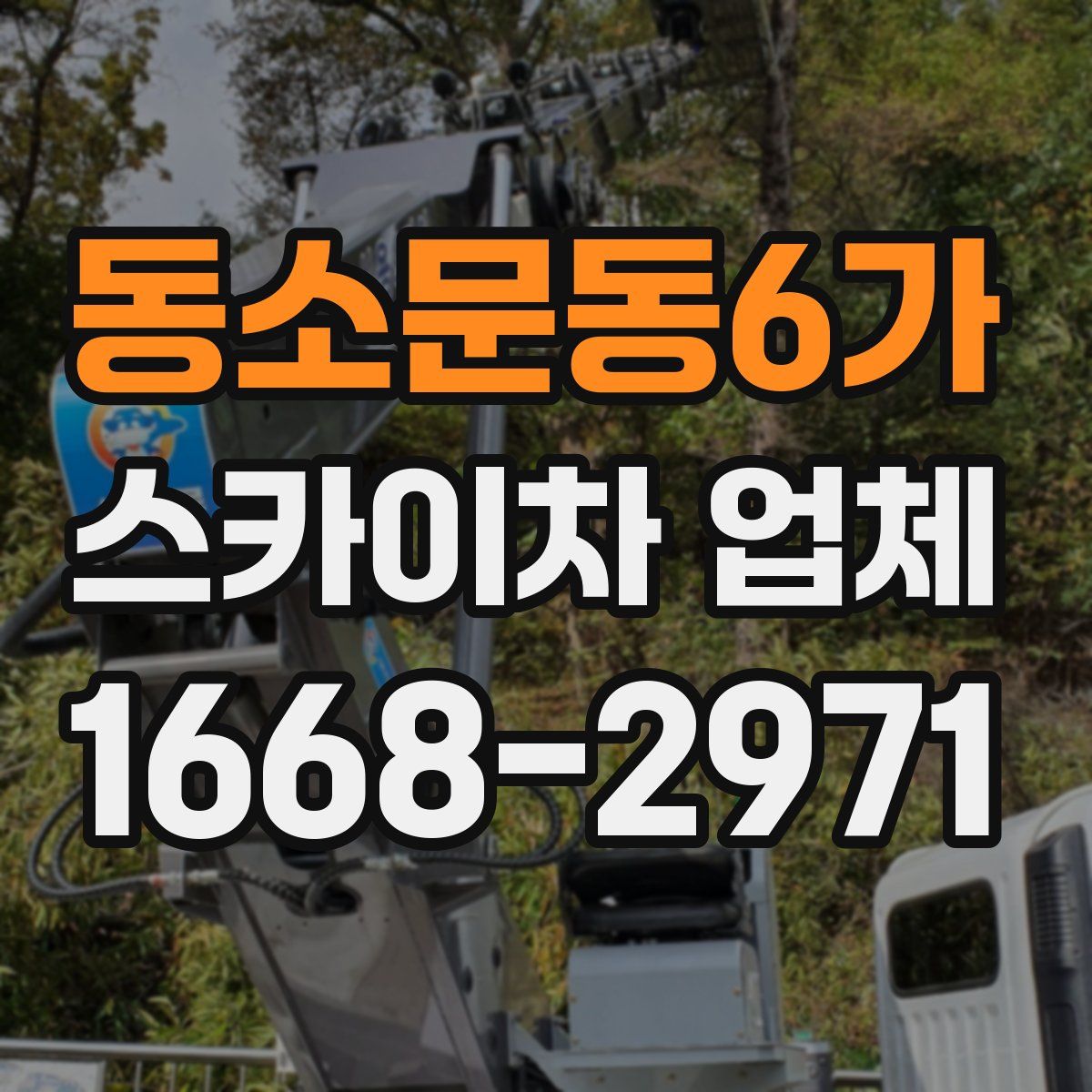 동소문동6가 스카이차 업체