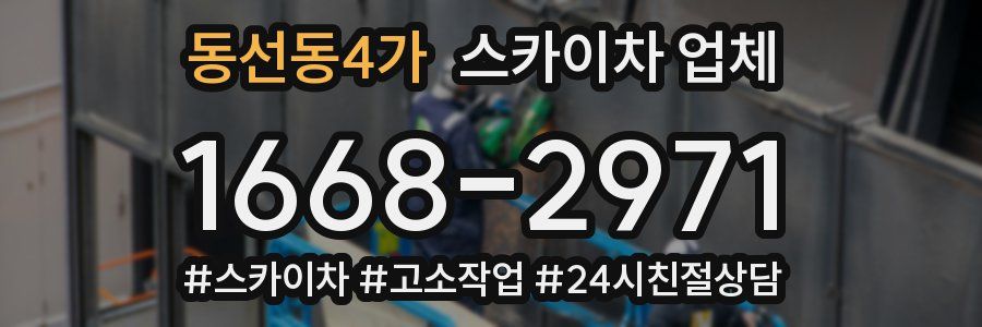 동선동4가 스카이차 업체