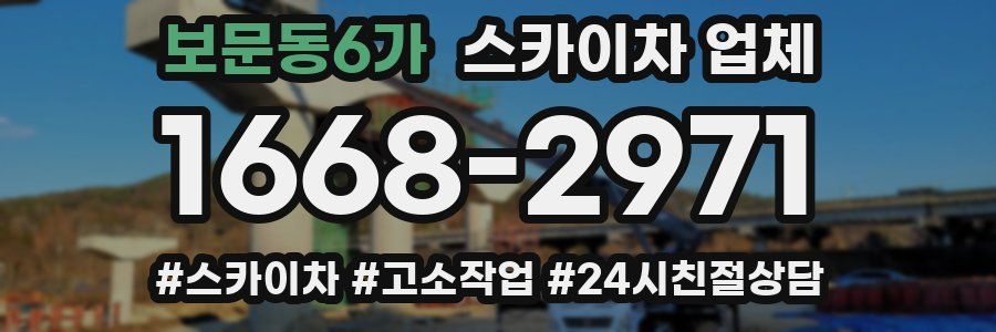 보문동6가 스카이차 업체