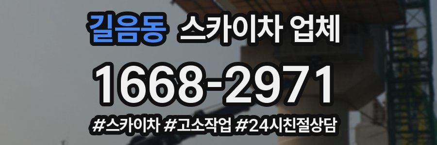 길음동 스카이차 업체