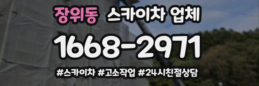 장위동 스카이차 업체