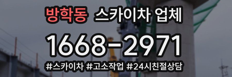 방학동 스카이차 업체