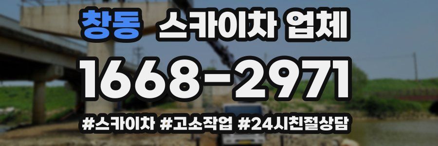 창동 스카이차 업체
